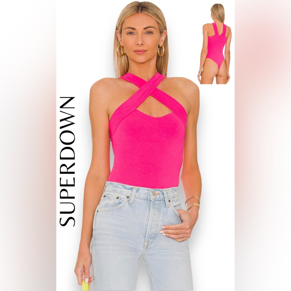 NWT REVOLVE Gene Cross Front Bodysuit in Pink
superdown 🔥Hot Item🔥 on preorder